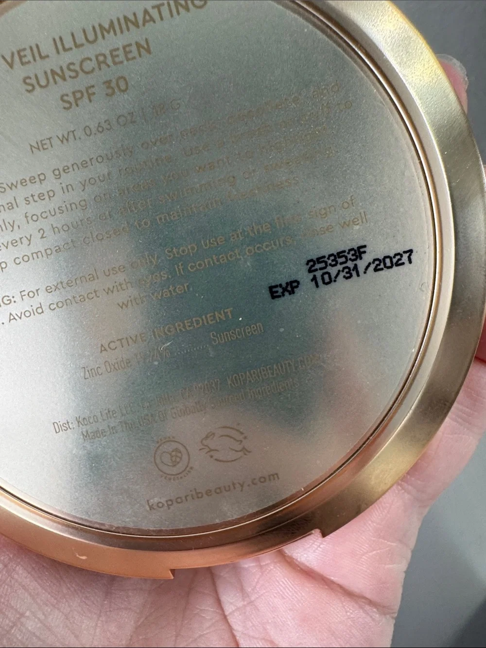 Kopari Illuminating Sunscreen Bronzer SPF 30